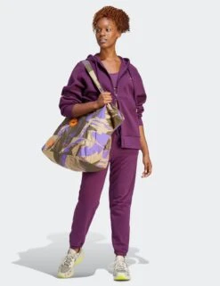 Full-Zip Hoodie - Red Night -The Sports Edit adidas x stella mccartney full zip hoodie red night ij0578 5