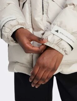 Padded Mid-Length Printed Jacket - Gobi 9 Padded Mid-Length Printed Jacket - Gobi -The Sports Edit adidas x stella mccartney padded mid length printed jacket gobi in2821 4