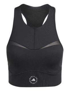 Training Crop Top - Black -The Sports Edit adidas x stella mccartney training crop top black IB5528 2