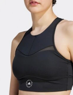 Training Crop Top - Black -The Sports Edit adidas x stella mccartney training crop top black IB5528 4