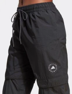 TrueCasuals Woven Solid Track Pants - Black -The Sports Edit adidas x stella mccartney truecasuals woven solid track pants black ij0564 6