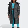 TrueNature Long Padded Jacket - Black -The Sports Edit adidas x stella mccartney truenature long padded jacket black hz9130 5