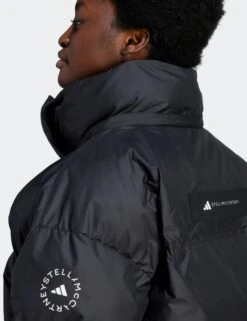 TrueNature Short Padded Winter Jacket - Black -The Sports Edit adidas x stella mccartney truenature short padded winter jacket black il9613 3