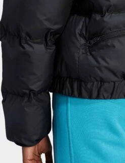 TrueNature Short Padded Winter Jacket - Black -The Sports Edit adidas x stella mccartney truenature short padded winter jacket black il9613 4