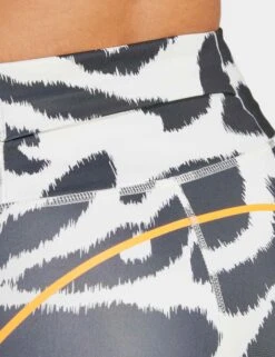 TruePace Long Running Leggings - Chalk Pearl/Black -The Sports Edit adidas x stella mccartney truepace long running leggings pearl black it3324 3