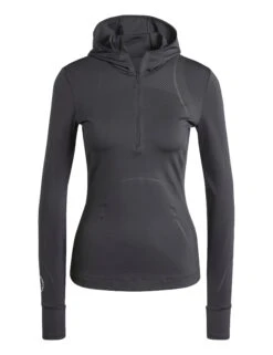 TruePace Long Sleeve Running Tee - Black -The Sports Edit adidas x stella mccartney truepace long sleeve running tee black it9049 2