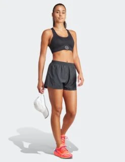 TruePace Running Shorts - Black -The Sports Edit adidas x stella mccartney truepace running shorts black it9728 5