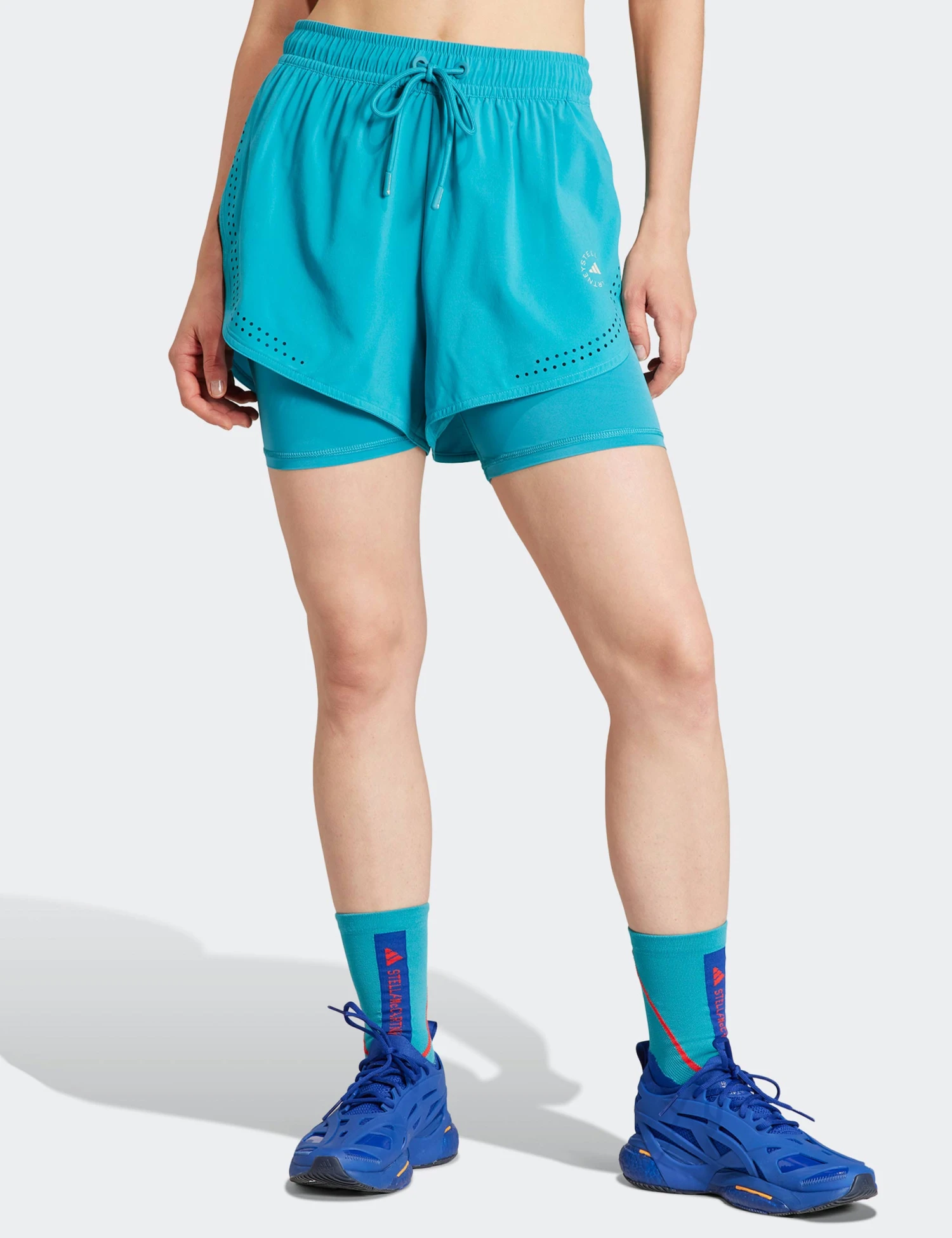 TruePurpose 2-in-1 Training Shorts - Blue Bay 3 TruePurpose 2-in-1 Training Shorts - Blue Bay