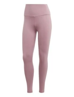 ADIDAS Yoga Essentials High-Waisted Leggings - Wonder Orchid -The Sports Edit adidas yoga essentials high waisted leggings orchid IJ9347 2