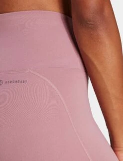 ADIDAS Yoga Essentials High-Waisted Leggings - Wonder Orchid -The Sports Edit adidas yoga essentials high waisted leggings orchid IJ9347 4