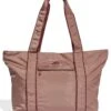 ADIDAS Yoga Tote Bag - Warm Clay/Preloved Ruby -The Sports Edit adidas yoga tote bag clay ruby jg5778 1