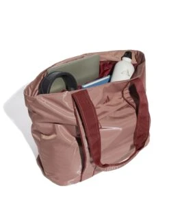 ADIDAS Yoga Tote Bag - Warm Clay/Preloved Ruby -The Sports Edit adidas yoga tote bag clay ruby jg5778 4