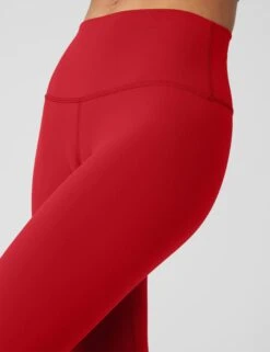 7/8 High Waisted Airbrush Legging - Classic Red -The Sports Edit alo yoga 7 8 hw airbrush legging classic red W5604R 6