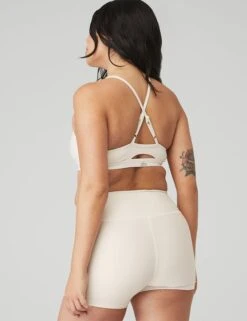 Airlift Intrigue Bra - Ivory -The Sports Edit alo yoga airlift intrigue bra ivory W9557R 3