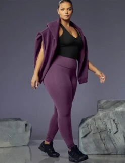 High Waisted Airbrush Legging - Dark Plum 11 High Waisted Airbrush Legging - Dark Plum -The Sports Edit alo yoga high waisted airbrush legging dark plum W5473R 2