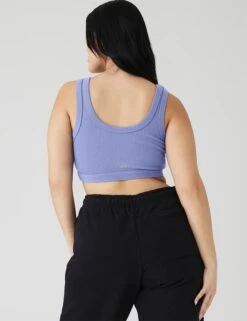 Wellness Bra - Infinity Blue -The Sports Edit alo yoga wellness bra infinity blue W9634R 6