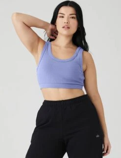 Wellness Bra - Infinity Blue -The Sports Edit alo yoga wellness bra infinity blue W9634R 7