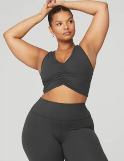 Wild Thing Bra - Anthracite -The Sports Edit alo yoga wild thing bra anthracite W9327R 4