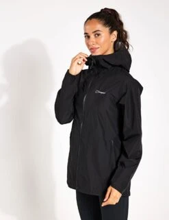 Berghaus Deluge Pro 3.0 Waterproof Jacket - Jet Black -The Sports Edit berghaus deluge pro 3 0 waterproof jacket jet black 4 a001484 bp6 3