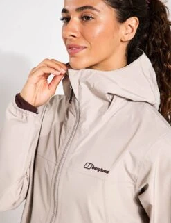 Berghaus Deluge Pro 3.0 Waterproof Jacket - Taupe -The Sports Edit berghaus deluge pro 3 0 waterproof jacket taupe 4 a001484 td3 3