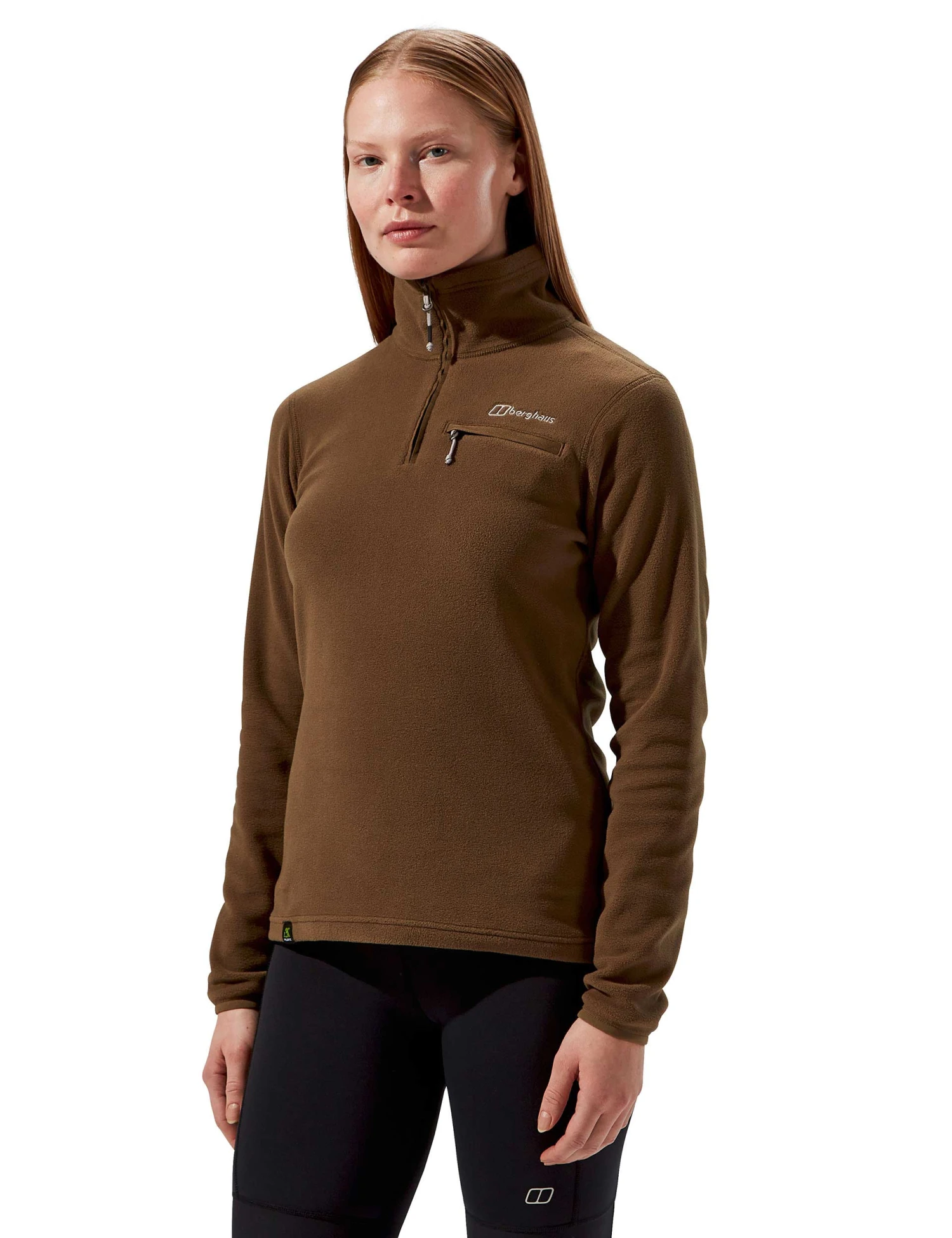 Berghaus Prism 2.0 Micro Half Zip Fleece - Bark Brown 5 Berghaus Prism 2.0 Micro Half Zip Fleece - Bark Brown - Image 3