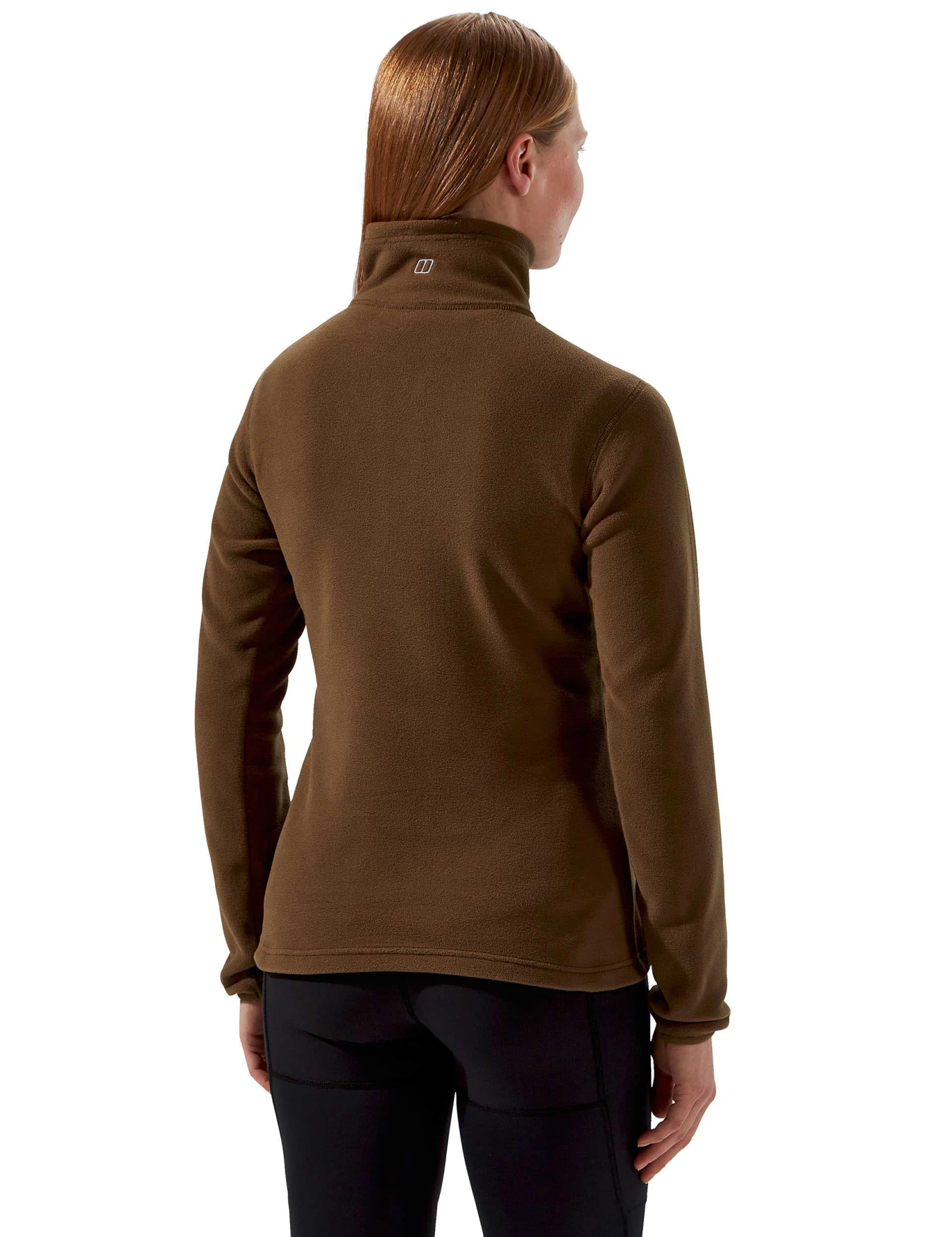 Berghaus Prism 2.0 Micro Half Zip Fleece - Bark Brown 4 Berghaus Prism 2.0 Micro Half Zip Fleece - Bark Brown - Image 2