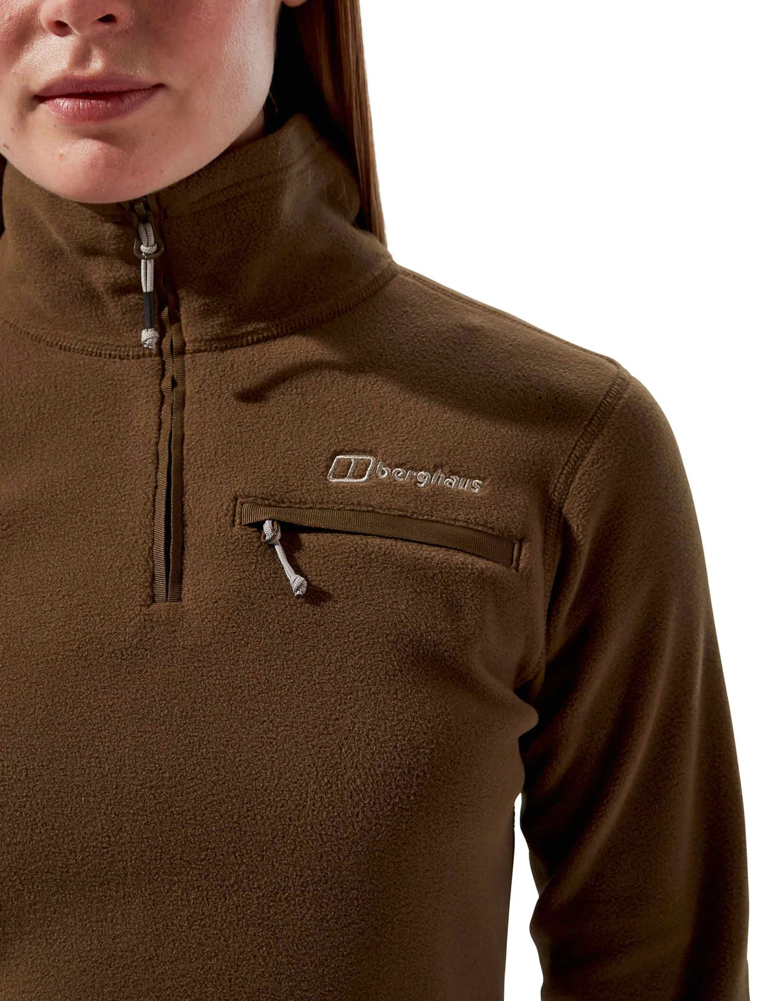 Berghaus Prism 2.0 Micro Half Zip Fleece - Bark Brown 6 Berghaus Prism 2.0 Micro Half Zip Fleece - Bark Brown - Image 4