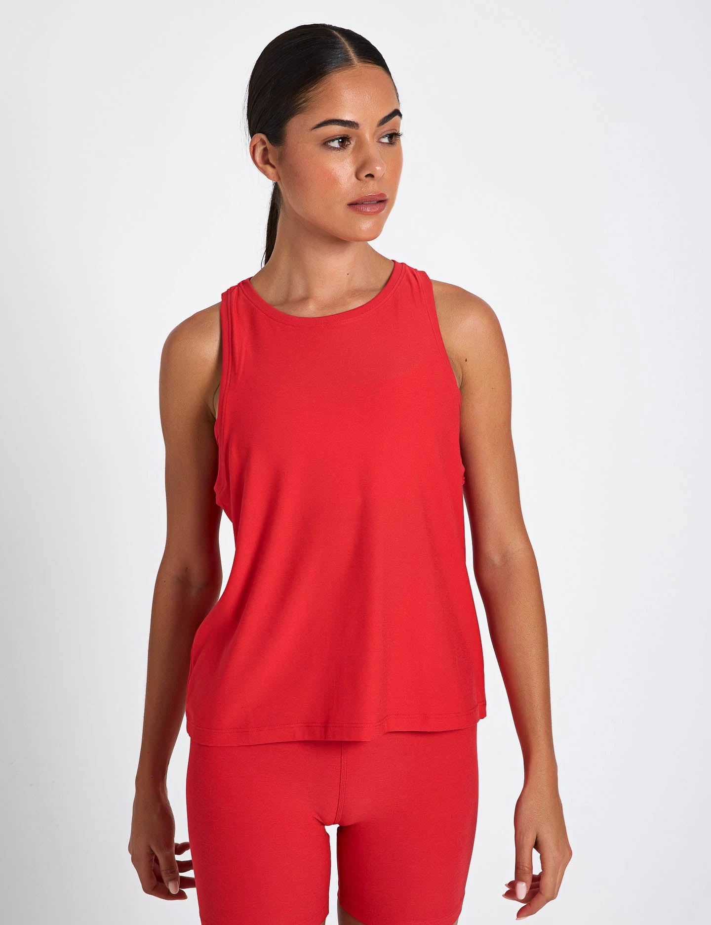 Beyond Yoga Featherweight Rebalance Tank - Candy Apple Red Heather 3 Beyond Yoga Featherweight Rebalance Tank - Candy Apple Red Heather