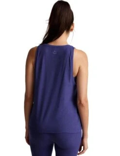 Beyond Yoga Featherweight Rebalance Tank - Eternal Blue Heather -The Sports Edit beyond yoga featherweight rebalance tank eternal blue lwsd4612 4