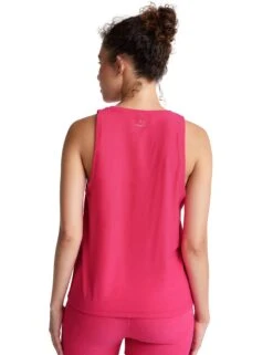 Beyond Yoga Featherweight Rebalance Tank - Vivid Pink Heather -The Sports Edit beyond yoga featherweight rebalance tank vivid pink lwsd4612 2