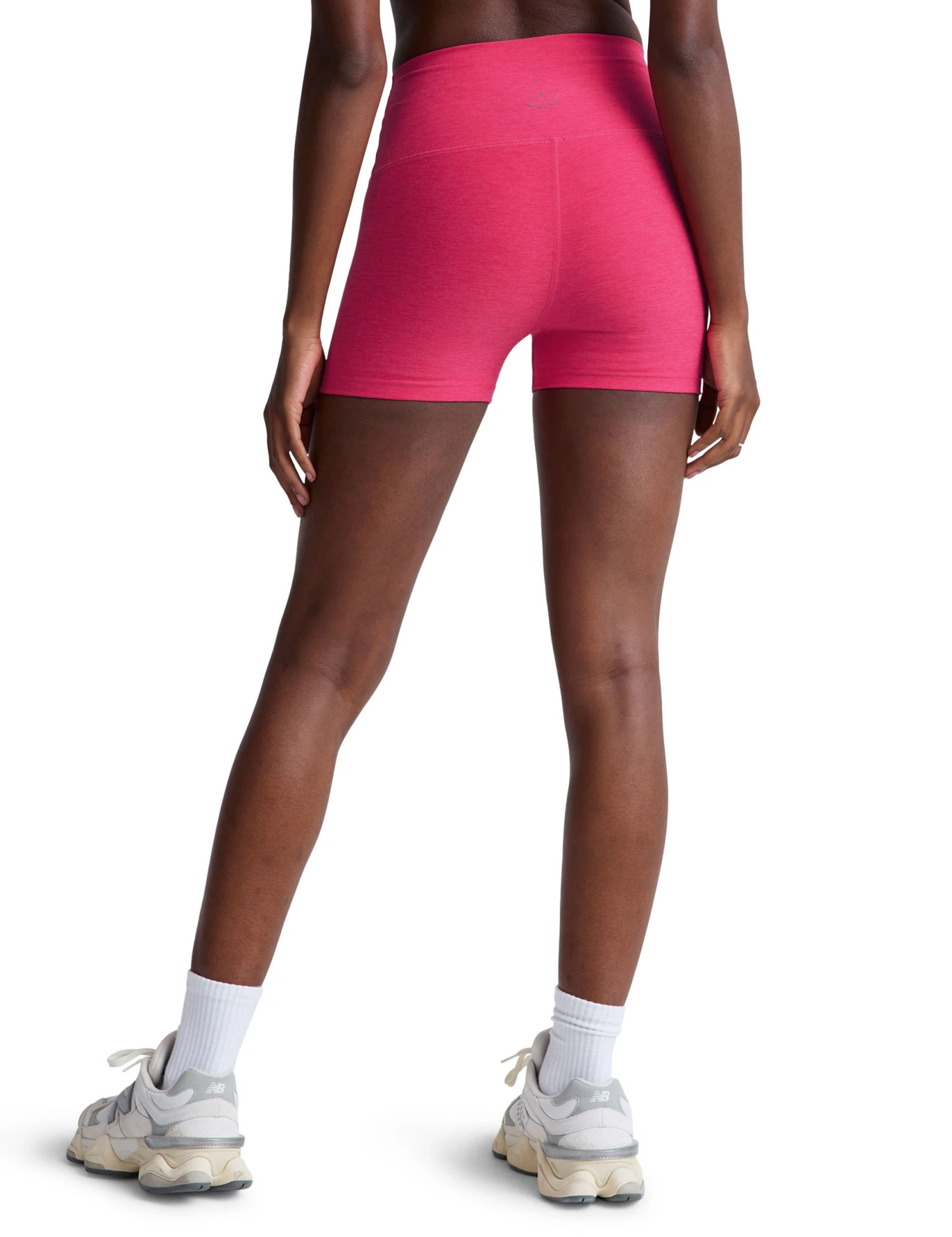 Beyond Yoga Spacedye Keep Pace 5" Biker Short - Vivid Pink Heather 5 Beyond Yoga Spacedye Keep Pace 5" Biker Short - Vivid Pink Heather - Image 3