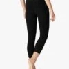 Beyond Yoga Spacedye Walk And Talk High Waisted Capri Legging - Darkest Night
