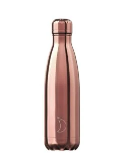 Chrome Rose Gold Water Bottle | 500ml