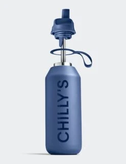 Series 2 Flip Water Bottle 500ml - Whale -The Sports Edit chillys series 2 flip water bottle whale blue 500ml 3