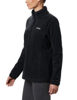 Columbia Benton Springs Half Snap Pullover - Black 8 Columbia Benton Springs Half Snap Pullover - Black -The Sports Edit columbia benton springs half snap pullover black 1860991010 5
