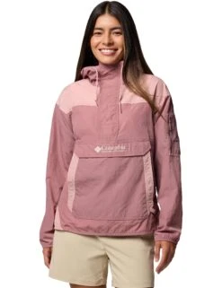 Columbia Challenger II Windbreaker - Fig/Eraser Pink
