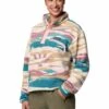 Columbia Helvetia II Cropped Sherpa Half Snap Printed Fleece - River Blue Rogue Valley -The Sports Edit columbia helvetia ii cropped sherpa half snap printed fleece blue rogue valley 2098501364 1
