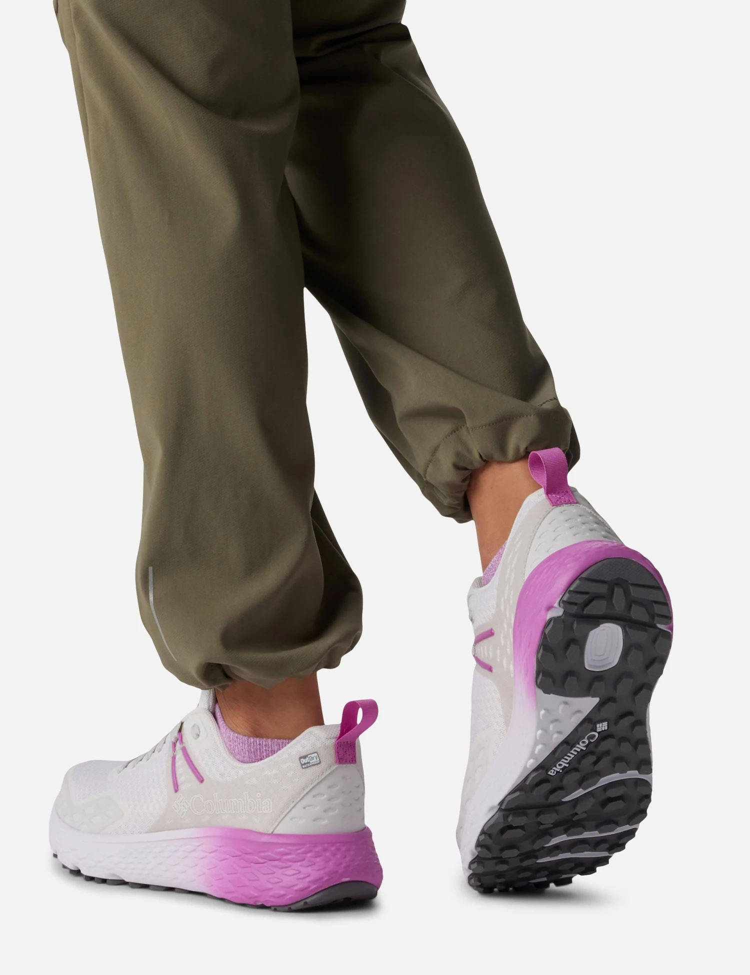 Columbia Konos TRS OutDry Hiking Shoe - White/Berry Patch 5 Columbia Konos TRS OutDry Hiking Shoe - White/Berry Patch - Image 3