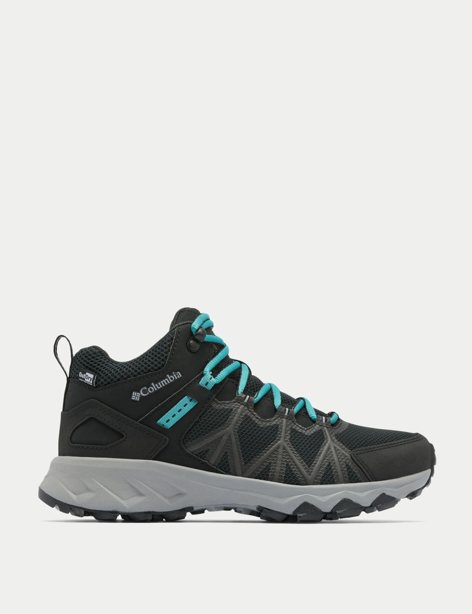 Columbia Peakfreak II Mid Outdry Hiking Shoe - Black/Teal 3 Columbia Peakfreak II Mid Outdry Hiking Shoe - Black/Teal