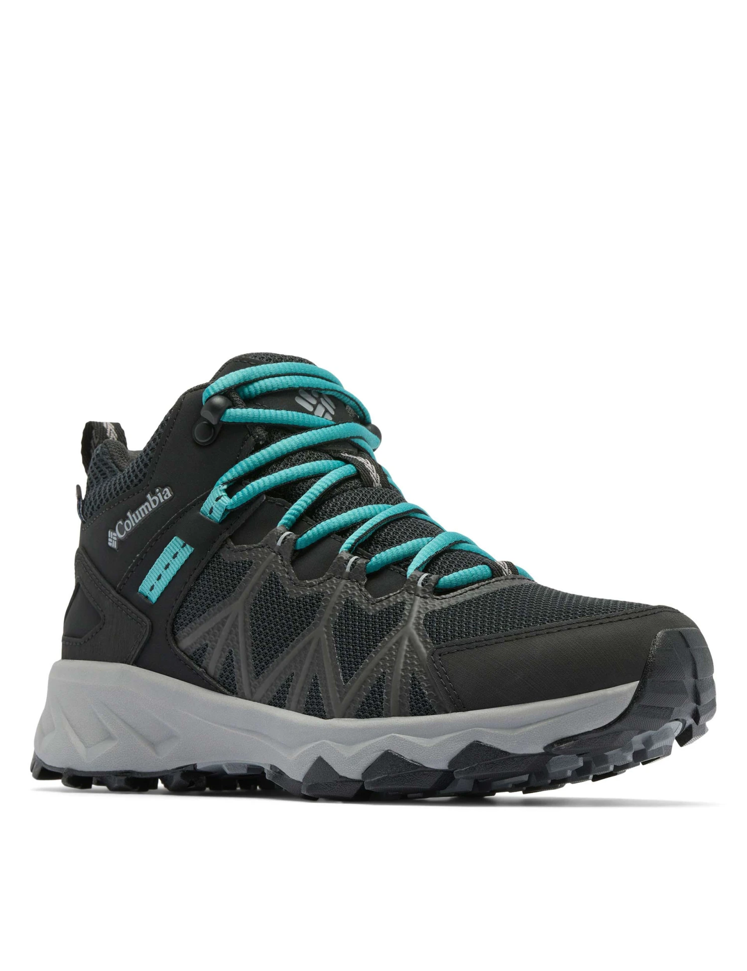 Columbia Peakfreak II Mid Outdry Hiking Shoe - Black/Teal 4 Columbia Peakfreak II Mid Outdry Hiking Shoe - Black/Teal - Image 2