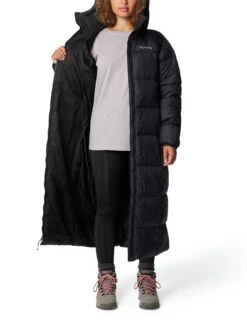 Columbia Pike Lake III Long Puffer Jacket - Black -The Sports Edit columbia pike lake iii long puffer jacket black 2088451 010 6