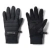 Columbia Powder Lite II Insulated Gloves - Black -The Sports Edit columbia powder lite ii insulated gloves black 2094091 010 1