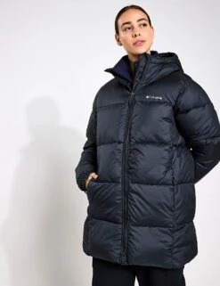 Columbia Puffect II Hooded Mid Puffer Jacket - Black -The Sports Edit columbia puffect ii hooded mid puffer jacket black 2088471 010 3
