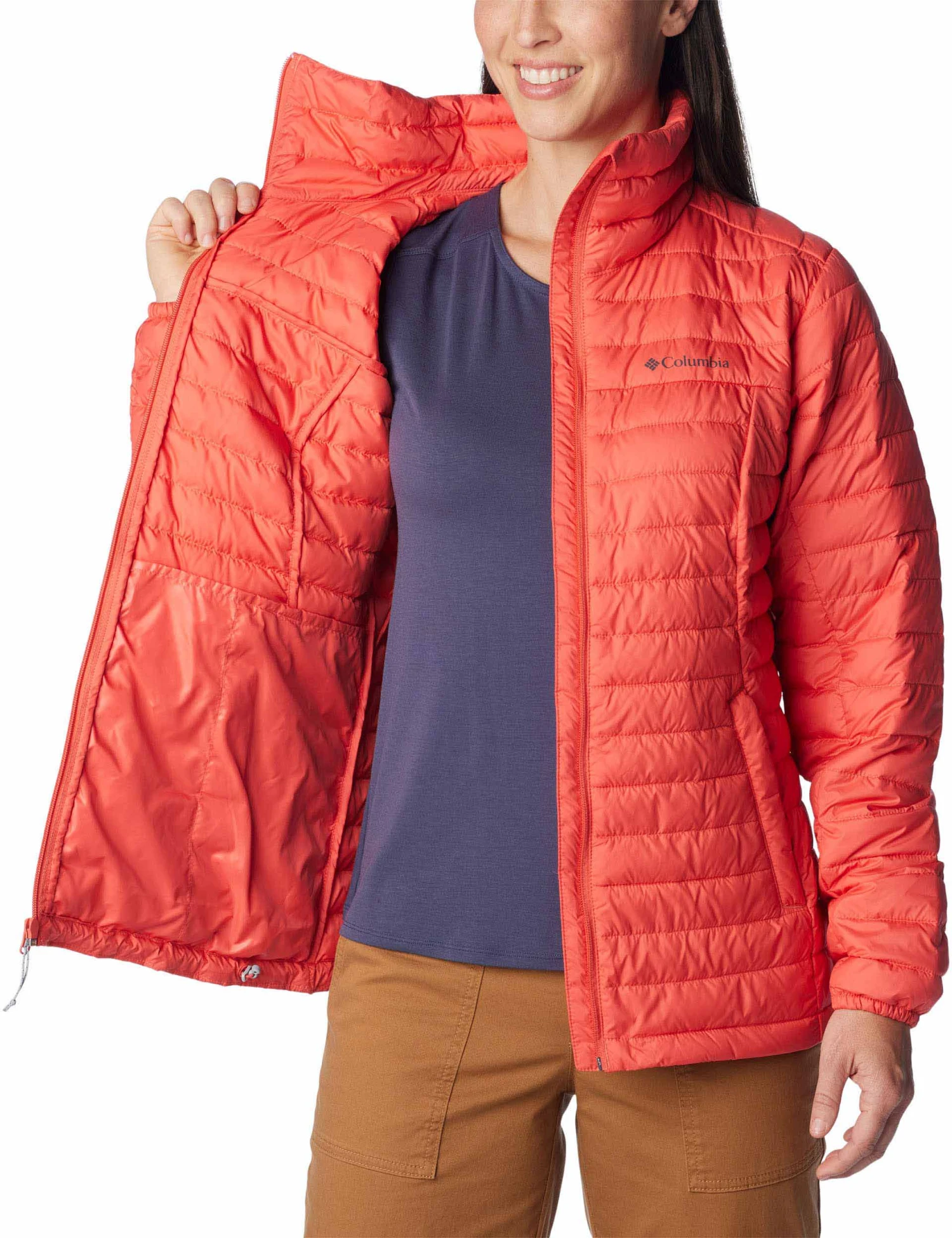 Columbia Silver Falls Packable Insulated Jacket - Juicy 7 Columbia Silver Falls Packable Insulated Jacket - Juicy - Image 5