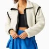 Courtside Fleece - Ivory Combo -The Sports Edit free people movement courtside fleece ivory combo OB1694233 1103 1