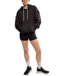 Final Call Hoodie - Black -The Sports Edit free people movement final call hoodie black ob2194101 0010 6