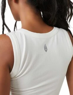 Free Throw Muscle Tank - White -The Sports Edit free people movement free throw muscle tank white OB1645044 1100 4