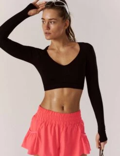 Get Your Flirt On Shorts - Electric Sunset -The Sports Edit free people movement get your flirt on shorts electric sunset OB1211408 7762 2