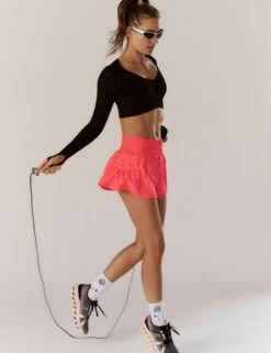 Get Your Flirt On Shorts - Electric Sunset -The Sports Edit free people movement get your flirt on shorts electric sunset OB1211408 7762 3