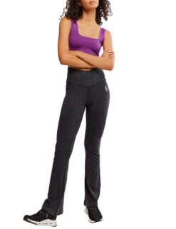 Go To Smooth Flare - Washed Black -The Sports Edit free people movement go to smooth flare washed black ob2075131 0010 6